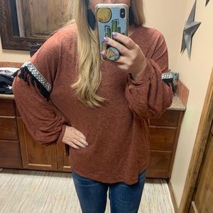 Rust sweater